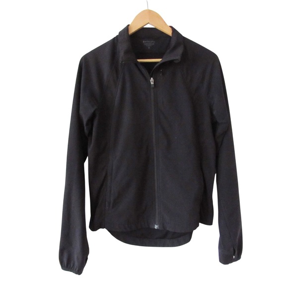 Athleta Jackets & Blazers - Athleta Run With It Black Jacket XS Athletic Running Stretch Pockets Thumbholes